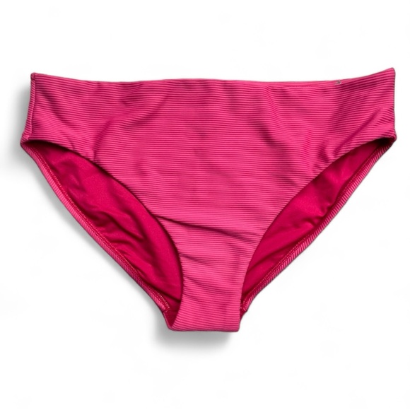 Seafolly by Miléa Mini Rib Pink Hipster Bikini Brief - Picture 3 of 9
